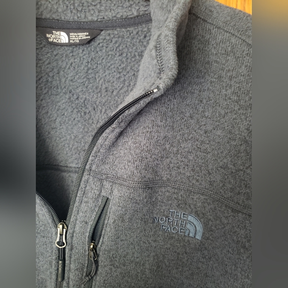 The North Face Canyonlands 1/2-Zip Pullover Fleece Jacket XL Heather Blue Mens